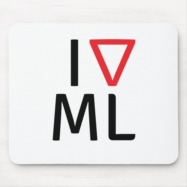 Lernfähigkeit einer Maschine der Liebe I Mousepad (Vorne)