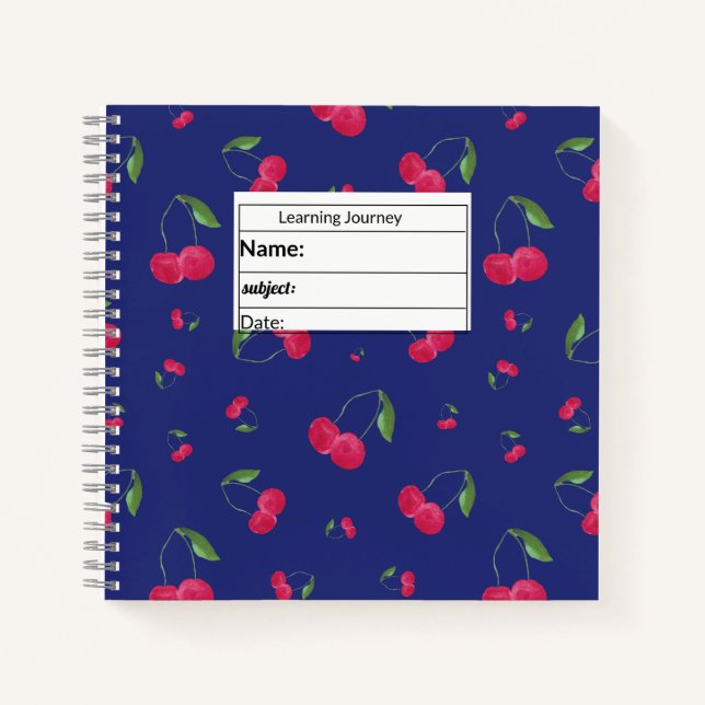 Lernreise. Notizbuch (Vorderseite)