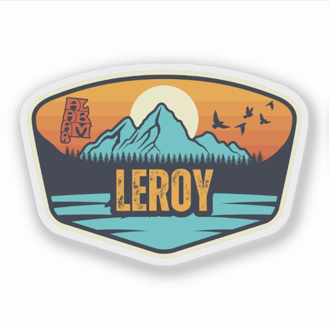 Leroy, Alabama Aufkleber (Vorderseite)