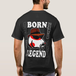 Leroy Koi Geboren Legend T - Shirt mit Frontlogo