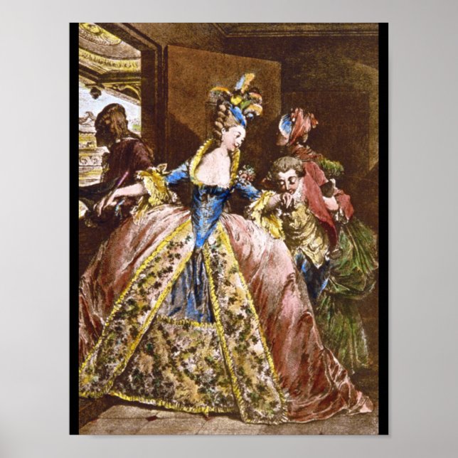 Les Adieux', Jean Michel Moreau_Engravings Poster (Vorne)