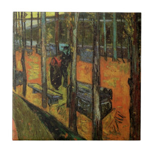 Les Alyscamps (Friedhof) von Vincent van Gogh Fliese