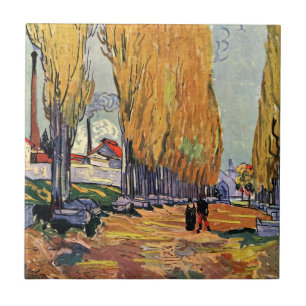 Les Alyscamps (Friedhof) von Vincent van Gogh Fliese