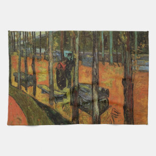 Les Alyscamps (Friedhof) von Vincent van Gogh Geschirrtuch