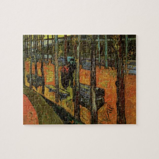 Les Alyscamps (Friedhof) von Vincent van Gogh Puzzle (Horizontal)