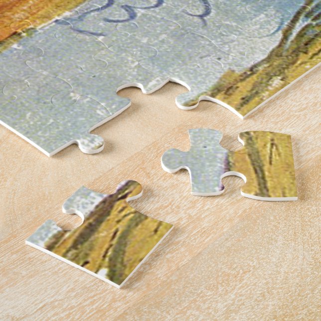 Les Alyscamps von Van Gogh. Herbstlandschaft Puzzle (Seite)