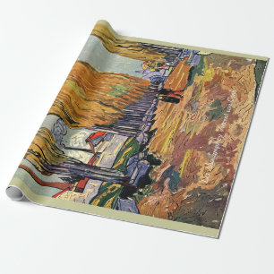 les Alyscamps von Van Gogh. Vintager Herbst Geschenkpapier