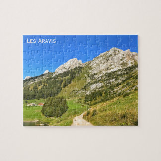 Les Aravis, Französische Alpen Puzzle