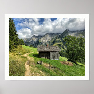 Les Aravis, Haute-Savoie - französisches Alpen Poster
