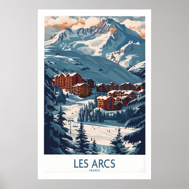 Les Arcs Poster Frankreich 1 (Vorne)
