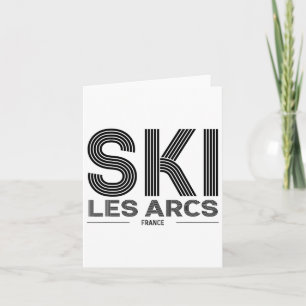 Les Arcs Ski Resort Frankreich Alpen Französischer Karte