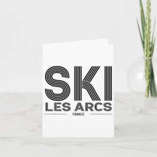 Les Arcs Ski Resort Frankreich Alpen Französischer Karte