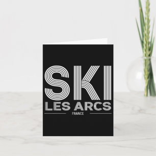 Les Arcs Ski Resort Frankreich Alpen Französischer Karte