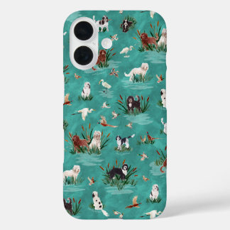 LES BARBETS Aqua iPhone 16 Hülle