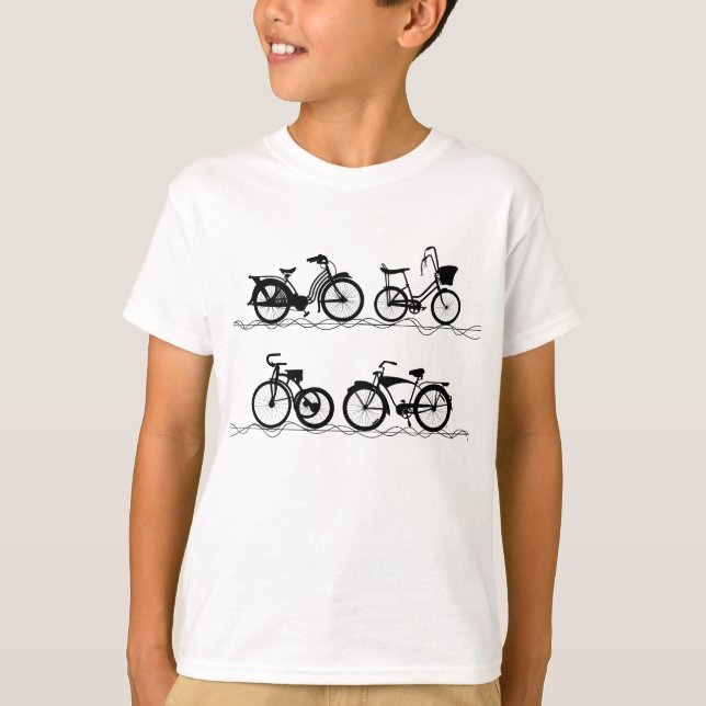 Les Bicyclette Black T - Shirt (Vorderseite)