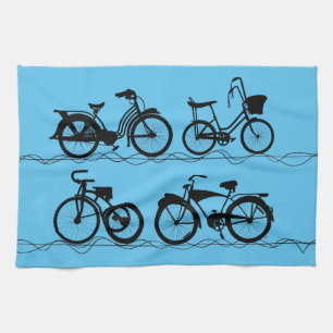 Les Bicyclettes Black Küchentuch