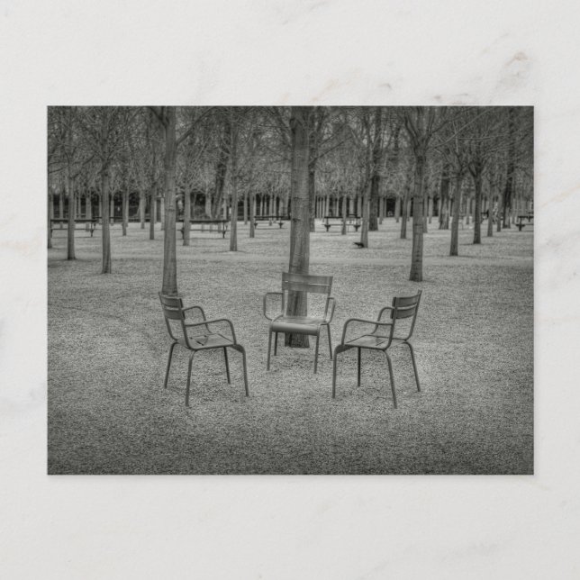 Les chaises postkarte (Vorderseite)