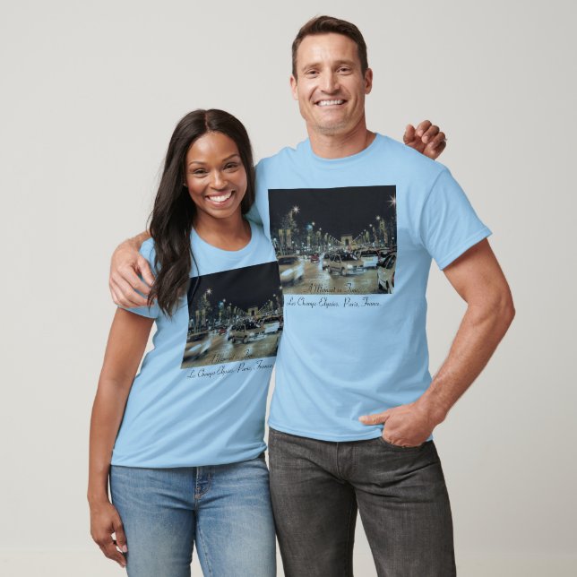 Les Champs-Elysées. Paris, Frankreich T-Shirt (Unisex)