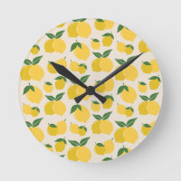 Les Citrons 01 Retro Lemon Abstrakte Zitronen