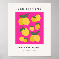 Les Citrons 02 Retro-Zitronen Hot Pink
