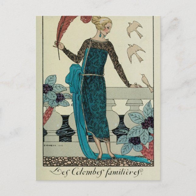 Les Colombes Familieres Postkarte (Vorderseite)