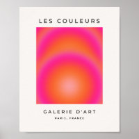 Les Couleurs 03 Hot Pink und Orange Gradient Aura