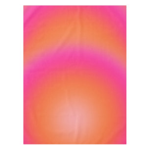 Les Couleurs 03 Hot Pink und Orange Gradient Aura Tischdecke