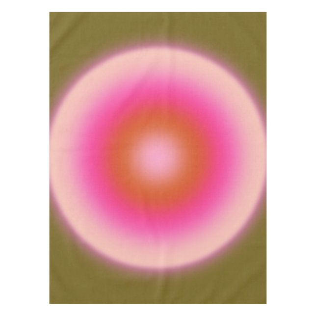 Les Couleurs 05 Gradient Olive and Pink Aura Tischdecke (Vorderseite)