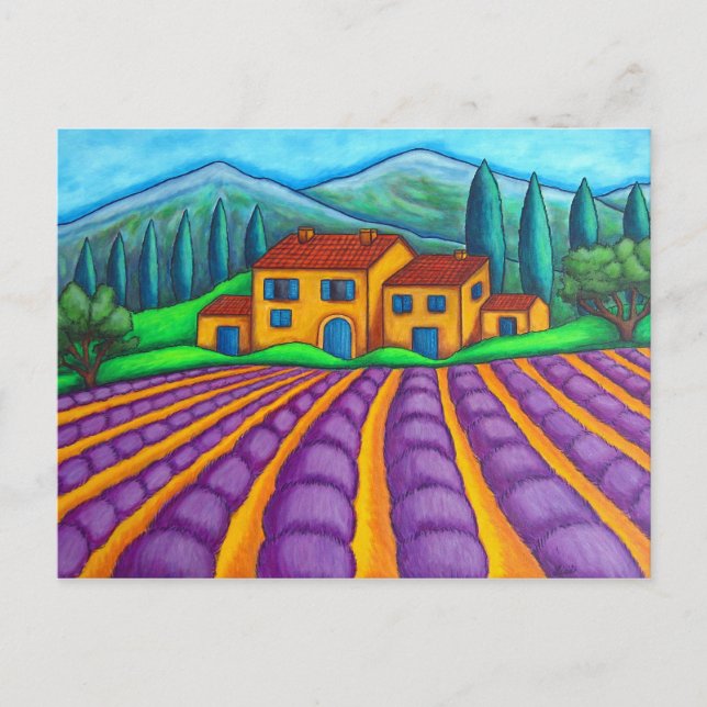 Les Couleurs de Provence Post Card Postkarte (Vorderseite)