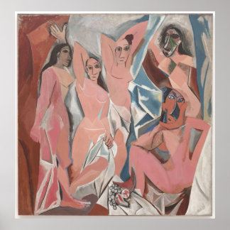 Les Demoiselles d’Avignon - Picasso Cubist Print Poster