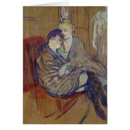 Les Deux Amies - Kunst-Karte