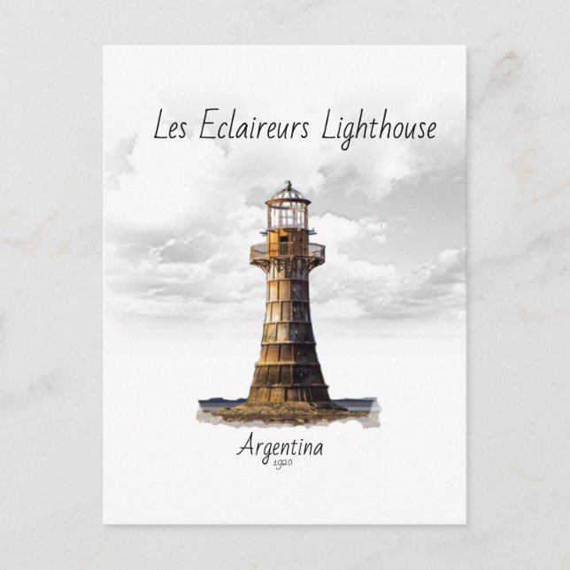 LES ECLAIREURS LIGHTHOUSE 1920- POSTCARD POSTKARTE (Vorderseite)