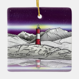 Les Eclaireurs Lighthouse Argentinien Keramikornament