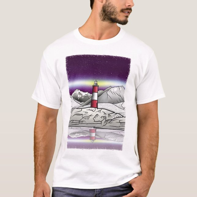 Les Eclaireurs Lighthouse Argentinien Landschaft T-Shirt (Vorderseite)
