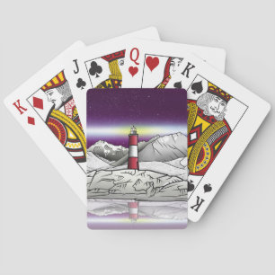 Les Eclaireurs Lighthouse Southern Argentina Spielkarten