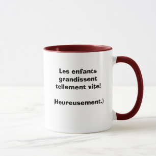 Les enfants grandissent… tasse