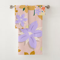 Les Fleurs 04 Retro farbenfrohe Floral
