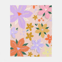 Les Fleurs 04 Retro farbenfrohe Floral