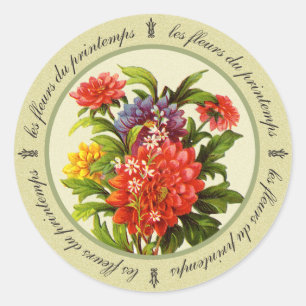 Les Fleurs du Printemps Aufkleber