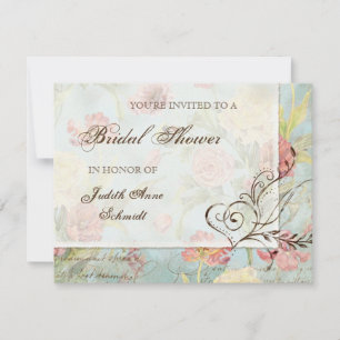 Les Fleurs Peony Rose Tulip Florale Blumen Hochzei Einladung