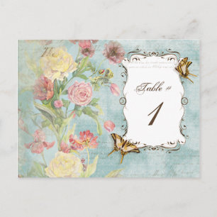 Les Fleurs Pfingstrose Rose Tulpe Blumen Hochzeit Postkarte