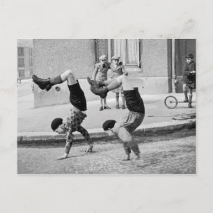 Les frères Paris - 1934 - Robert Doisneau Postkarte