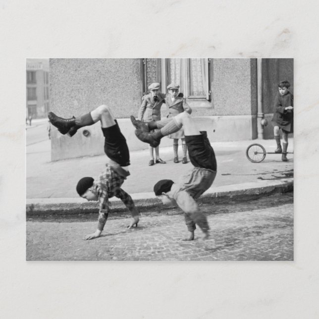 Les frères Paris - 1934 - Robert Doisneau Postkarte (Vorderseite)