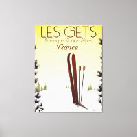 Les Gets France Skiposter