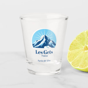 Les Gets Frankreich Skiferienort   Schnapsglas