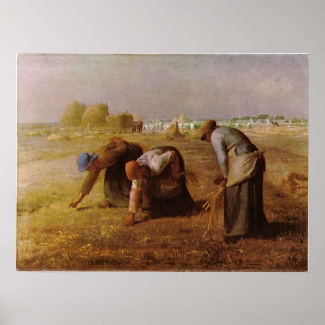 Les Glaneuses 1857 von Jean-Francois Millet Poster (Vorne)