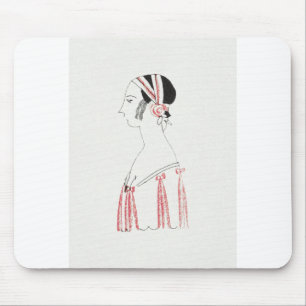 Les Gorgerettes von Charles Martin - Einfache Frau Mousepad