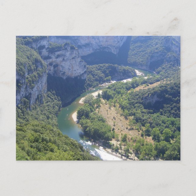 Les gorges de l � - postkarte (Vorderseite)