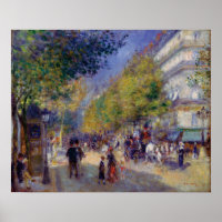 Les Grands Boulevards by Renoir