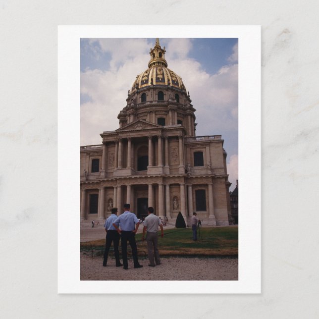 Les Invalides, Frankreich Postkarte (Vorderseite)
